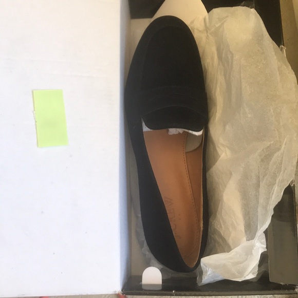 NWT J. Crew Suede Penny Loafers Black W AUTHENTIC - Picture 7 of 8